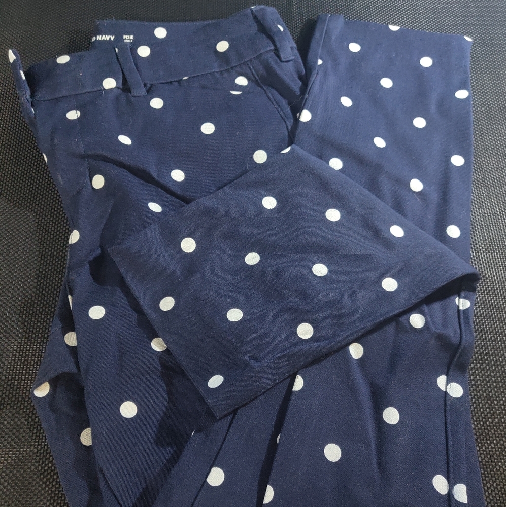 Old Navy Pixie Pants Polka Dots Size 2